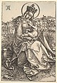 The Virgin on the Grassy Bank, Hans Baldung (called Hans Baldung Grien) German, Woodcut; second of two states