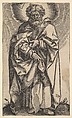 St. Philip, from "Christ and the Apostles", Hans Baldung (called Hans Baldung Grien) German, Woodcut