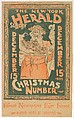 The New York Herald, Sunday, December 15, Louis John Rhead  American, Lithograph