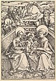 The Holy Family with St. Anna and St. Joachim, Hans Baldung (called Hans Baldung Grien)  German, Woodcut