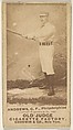 George Edward "Ed" Andrews, Center Field, Philadelphia, from the Old Judge series (N172) for Old Judge Cigarettes, Goodwin & Company, Albumen photograph