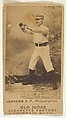 George Edward "Ed" Andrews, Center Field, Philadelphia, from the Old Judge series (N172) for Old Judge Cigarettes, Goodwin & Company, Albumen photograph