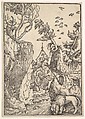 St. Jerome in the Desert, Hans Baldung (called Hans Baldung Grien) German, Woodcut