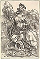 St. Catherine, Hans Baldung (called Hans Baldung Grien) German, Woodcut; first of two states