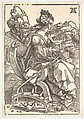 St. Catherine, Hans Baldung (called Hans Baldung Grien)  German, Woodcut; second state of two