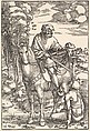 St. Martin on Horseback, Hans Baldung (called Hans Baldung Grien)  German, Woodcut; first of two states