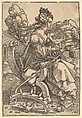 St. Catherine, Hans Baldung (called Hans Baldung Grien)  German, Woodcut