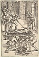 Martyrdom of St. Lawrence, Hans Baldung (called Hans Baldung Grien)  German, Woodcut