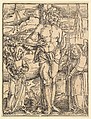Man of Sorrows, from Speculum Passionis Domini Nostri Ihesu Christi, Hans Baldung (called Hans Baldung Grien)  German, Woodcut
