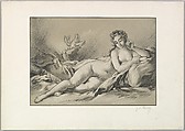 Reclining Venus, George William Thornley French, Lithograph