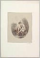 Woman Wiping her Foot, George William Thornley French, Colored lithograph