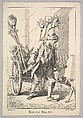 Reverse copy of Balais Balais (Brushes Brushes), plate 5 from "Le Cris de Paris" (The Cries of Paris), Jacques Philippe Le Bas  French, Etching and engraving