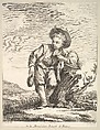 Little boy holding a basket of grapes, from Deuxième Livre de Figures d'après les porcelaines de la Manufacture Royale de France (Second Book of Figures after porcelains from the Manufacture Royale de France), Pierre François Tardieu  French, Etching and engraving