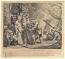 Le Calandrier des Vieillards (The Calendar of Old Men, from Suite d'Estampes Nouvelles pour les Contes de la Fontaine (Series of New Prints for the Tales of La Fontaine), Nicolas de Larmessin III French, Etching and engraving