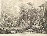 La pesche chinoise (Chinese Fishing), from Chinoiseries, Jacques Gabriel Huquier (French, Paris 1730–1805 Shrewsbury), Etching and engraving