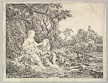Pensant-ils au Raisin? (Are They Thinking About the Grape?), Jacques Philippe Le Bas  French, Etching
