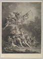 L'Hymen et l'Amour (Hymen and Cupid), Jacques Firmin Beauvarlet  French, Etching and engraving