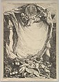 Frame for a Dedication Plate, Claude Augustin Duflos le Jeune  French, Etching and engraving