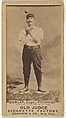 Fred "Sure Shot" Dunlap, Captain, Pittsburgh, from the Old Judge series (N172) for Old Judge Cigarettes, Goodwin & Company, Albumen photograph
