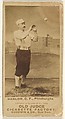 Edward Hugh "Ned" Hanlon, Center Field, Pittsburgh, from the Old Judge series (N172) for Old Judge Cigarettes, Goodwin & Company, Albumen photograph