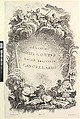 Frontispice pour le "Tombeau du comte William Cowper" (Frontispiece from the "Tomb of William Cowper"), from Tombeaux des Princes, des Grands Capitaines et autres Hommes illustres (Tombs of Princes, Great Captains, and other Illustrious Men), Nicolas Dauphin de Beauvais (French,  Paris 1687–1763 Paris), Etching and engraving