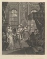 King Henry the Eighth and Anna Bullen, William Hogarth British, Engraving