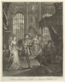 King Henry the Eighth and Anna Bullen, William Hogarth British, Etching and engraving