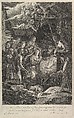 L'adoration des bergers, Jean Morin  French, Etching
