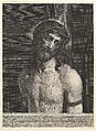 Le Christ a la colonne, Jean Morin  French, Etching