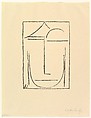 Head (Kopf), Alexej von Jawlensky Russian, Lithograph