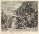 A Rake's Progress, Plate 4, William Hogarth  British, Etching and engraving; first state of three