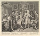 A Rake's Progress, Plate 2, William Hogarth  British, Etching and engraving; third state of four