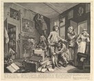 A Rake's Progress, Plate 1, William Hogarth  British, Etching and engraving; first state of three