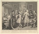 A Rake's Progress, Plate 2, William Hogarth  British, Etching and engraving; fourth state of four
