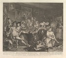 A Rake's Progress, Plate 3, William Hogarth  British, Etching and engraving; third state of three