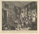 A Rake's Progress, Plate 1, William Hogarth  British, Etching and engraving; third state of three