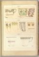 Nine Designs for Decorated Cups, Alfred Henry Forrester [Alfred Crowquill]  British, Pen and ink, watercolor and gouache (bodycolor)