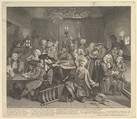 A Rake's Progress, Plate 6, William Hogarth  British, Etching and engraving; second state of three
