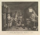 The Distrest Poet, William Hogarth  British, Etching and engraving; third state of three