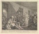 A Rake's Progress, Plate 8, William Hogarth  British, Etching and engraving; second state of three