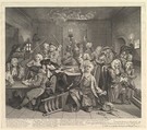 A Rake's Progress, Plate 6, William Hogarth  British, Engraving; third state of three