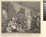 A Rake's Progress, Plate 8, William Hogarth  British, Engraving; second state of three
