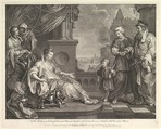 Moses Brought to Pharaoh's Daughter (Exodus 2:10), William Hogarth British, Engraving; fourth state of four