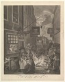 Night (The Four Times of Day), William Hogarth  British, Engraving; second state of two