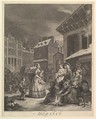 Morning: The Four Times of the Day, William Hogarth  British, Etching and engraving; first state of two
