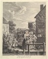 Evening: The Four Times of Day, Bernard Baron French, Engraving; second state of three
