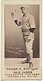 Alexander "Colonel" Ferson, Pitcher, Washington Nationals, from the Old Judge series (N172) for Old Judge Cigarettes, Goodwin & Company, Albumen photograph
