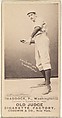 George Silas Haddock, Pitcher, Washington Nationals, from the Old Judge series (N172) for Old Judge Cigarettes, Goodwin & Company, Albumen photograph
