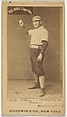 Henry Francis "Hank" O'Day, Pitcher, Washington Nationals, from the Old Judge series (N172) for Old Judge Cigarettes, Goodwin & Company, Albumen photograph