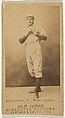 George Silas Haddock, Pitcher, Washington Nationals, from the Old Judge series (N172) for Old Judge Cigarettes, Goodwin & Company, Albumen photograph